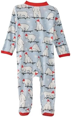 Butterblu Scout Sleep & Play 100% Organic Cotton Footed Zip Front PJs | GOTS - Image 3