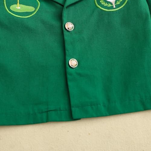 Baby Golf Jackets for Toddler Boy Girl Embroider Golfs Green Blazer - Image 6