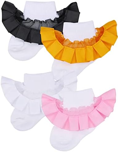 PrinceSasa Little Baby Girl Princess Lace Ruffles Socks Set - Image 4