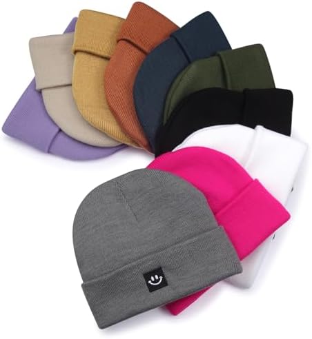 MaxNova 2 Pack Baby Beanie Fleece Lined Knit Toddler Hat - Image 5