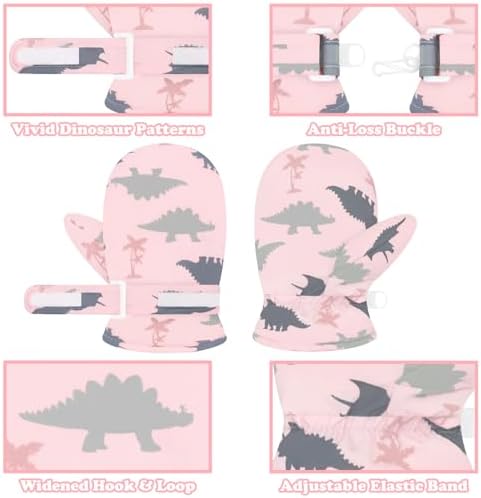 Sarfel Toddler Mittens Waterproof Toddler Gloves Baby Winter Mittens Toddler - Image 5