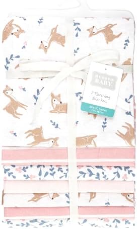 Hudson Baby Unisex Baby Cotton Polyester Flannel Receiving Blankets Bundle - Image 2