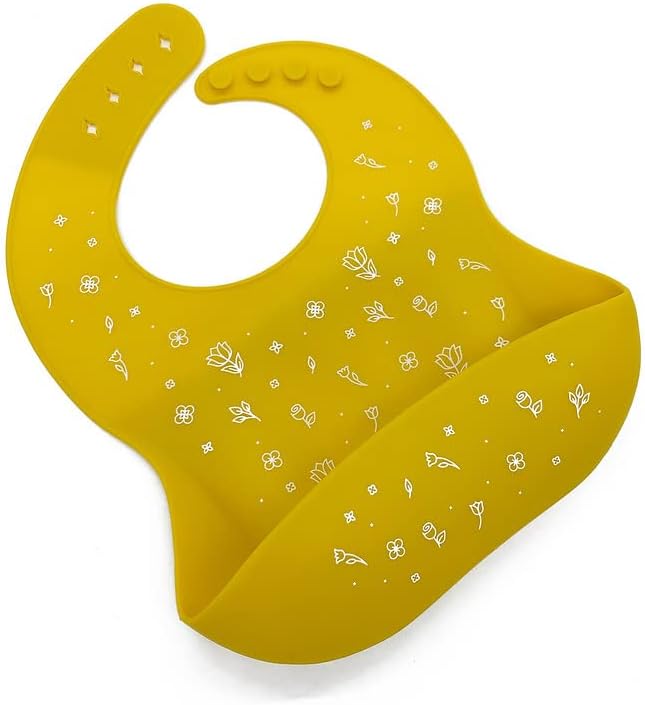 Silicone Baby Bibs Adjustable Fit Baby Bib Waterproof Bibs Baby Eating Supplies - Image 5