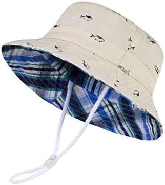 LANGZHEN Sun Protection Hat for Kids Toddler Boys Girls Wide Brim Summer by LANGZHEN