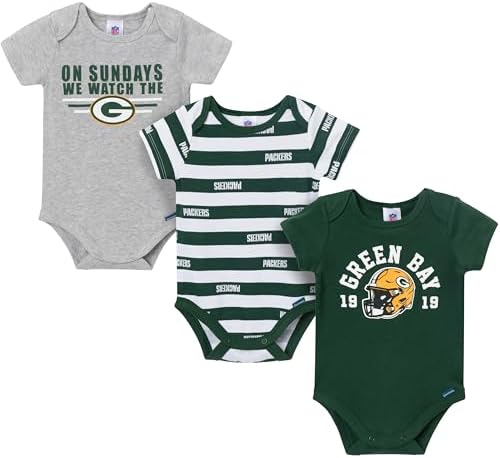 Gerber NFL Baby Boys 3-Pack Onesie Bodysuit by Gerber