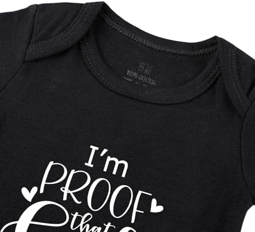 listery I'M Proof That God Answers Prayers Baby Bodysuit Baby Religious Infant - Image 4