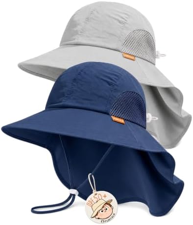 FURTALK Toddler Kids Sun Hat UPF 50+ Sun Protective Bucket Hat by FURTALK
