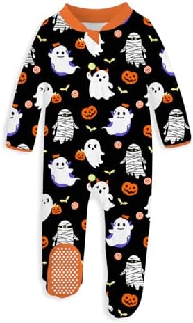 uideazone Baby Girls Footed Pajamas, Zip Sleeper by uideazone