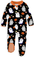 uideazone Baby Girls Footed Pajamas, Zip Sleeper by uideazone