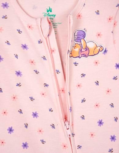 Disney Baby Girls' 2-Pack Footed Sleep N' Play Newborn to Infant - Image 5