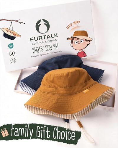 FURTALK Baby Sun Hat for Boys Girls Toddler Summer Bucket Hats Kids UPF 50+ - Image 6