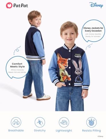 Disney Bomber Jacket Spider Man Marvel Toy Story Cars Varsity Cardigan2-13Y - Image 7