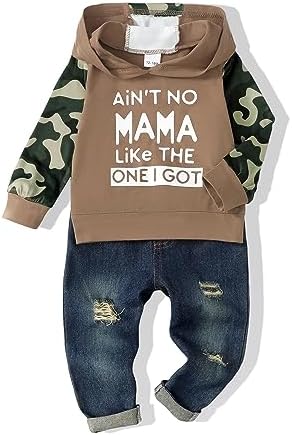 XUANHAO Baby Boy Clothes Toddler Outfits Hoodie Jeans Clothing 12 Months-5T by XUANHAO