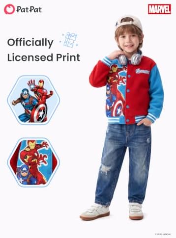 Disney Bomber Jacket Spider Man Marvel Toy Story Cars Varsity Cardigan2-13Y - Image 4
