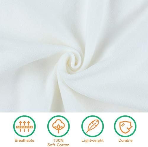 PESAAT Cotton Baby Swaddle Hat Set Newborn Infant Hats Receiving Blankets - Image 4