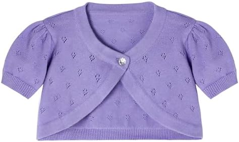 Girls Cardigan Sweater Toddler Baby Kids Knit Bolero Shrug by RIMILLCESS
