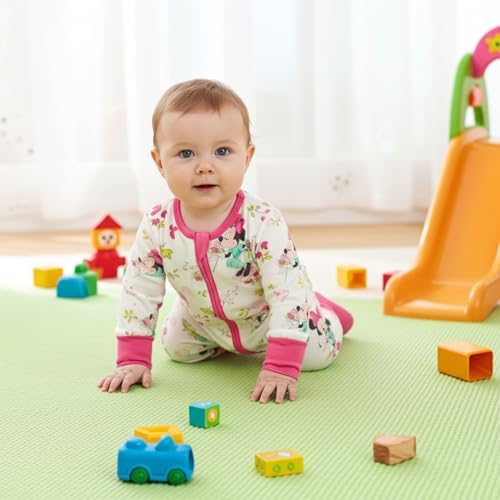 Disney Baby Organic Cotton Zip Footie Clothes Romper Outfit - Image 5