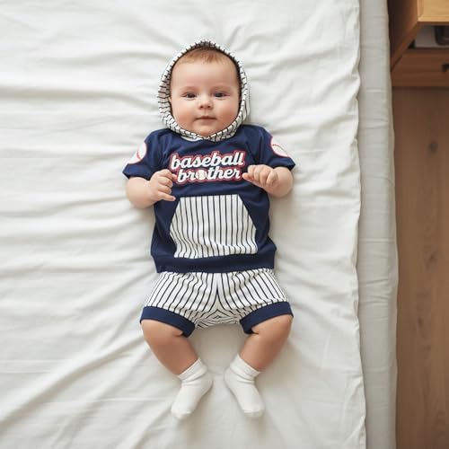 Toddler Baby Boy Hooded Dinosaur Summer Outfit Funny T-Shirt Shorts Set - Image 4