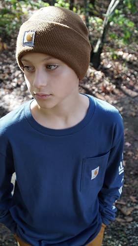 Carhartt Unisex Kids Youth Knit Beanie Cuff Hat - Image 4