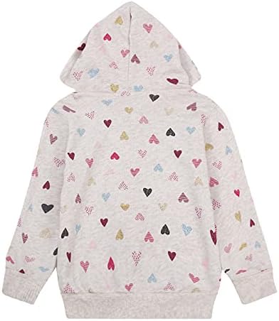 Baby Girl Zip-up Jacket Rainbow Unicorn Cotton Hoodie Sweatshirt Toddler Fall - Image 5