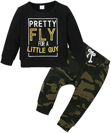 YALLET Baby Toddler Boy Clothes Fall Winter Outfit Long Sleeve Sweatshirts by YALLET