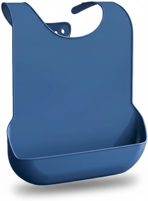 Silicone Adult Bib, Adjustable and Washable Bib - Image 6