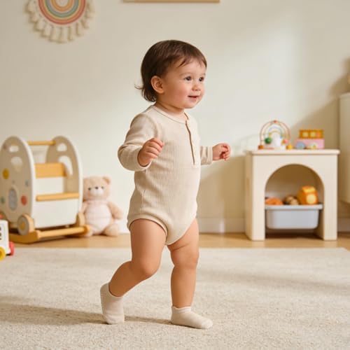 Non-slip Toddler Ankle Cotton Grip Socks Unisex 6M-5T - Image 3