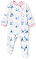 Disney Baby Boys Zip One-Piece Non-Slip Footie Romper by Disney