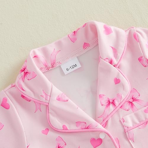 Kuriozud Baby Girl Boy Romper Pajamas Onesie Short Sleeve Button Down Pjs - Image 6