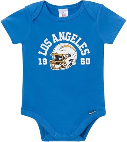 Gerber NFL Baby Boys 3-Pack Onesie Bodysuit - Image 2