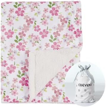 CREVENT 30''X40'' Cute Cozy Fluffy Warm Baby Blanket by CREVENT