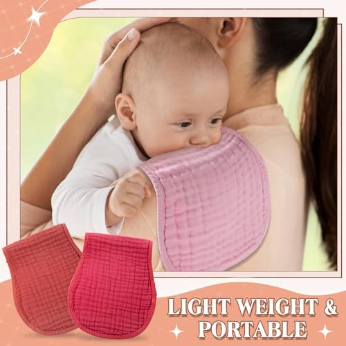 Frienda 8 Pack Muslin Burp Cloths - Image 6