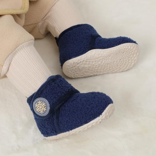 FEETCITY Baby Booties Girls Boys Infant Slippers First Walkers Shoes Warm Socks - Image 2