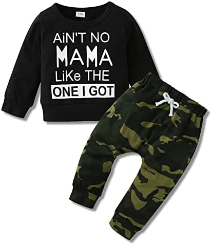 YALLET Baby Toddler Boy Clothes Fall Winter Outfit Long Sleeve Sweatshirts by YALLET