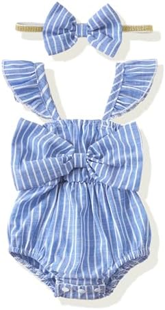 Renotemy Baby Girl Clothes Summer Rompers Cute Outfits Preemie-18 Months | by Renotemy