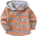 Toddler Baby Boy Long Sleeve Shirt Flannel Buffalo Plaid Shirts Button Down by KimiBear