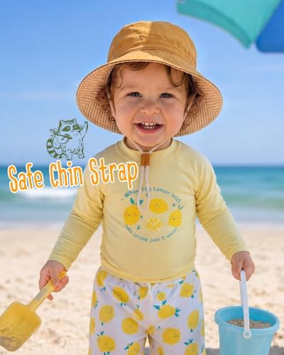 FURTALK Baby Sun Hat for Boys Girls Toddler Summer Bucket Hats Kids UPF 50+ - Image 4