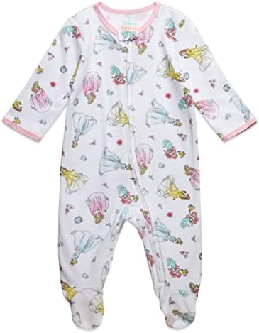 Disney Baby Girls' 2-Pack Footed Sleep N' Play Newborn to Infant - Image 3