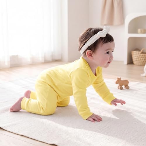 Unisex Baby romper, Long Sleeve 100% Cotton Baby Clothes, Baby Footless Jumpsuit - Image 5