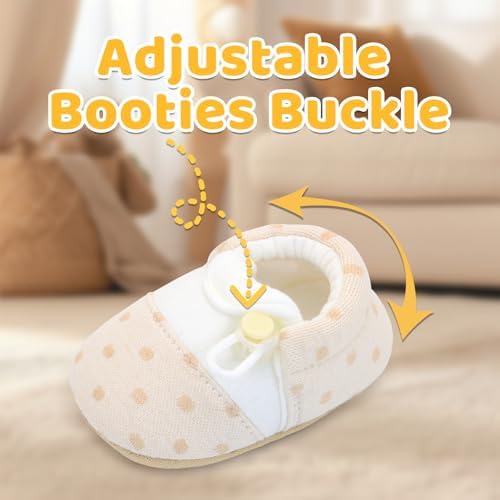Baby Booties Girls Cozy Walking Shoes Warm Booties Toddler Soft Sole Shoes - Image 2