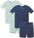 AVAUMA Stripe Pattern Baby Boys Girls Pajama Set Kids Toddler Snug fit Ribbed by AVAUMA