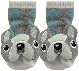 Bowbear Adorable Baby 6 Pair Non-Skid Bootie Socks - Image 6