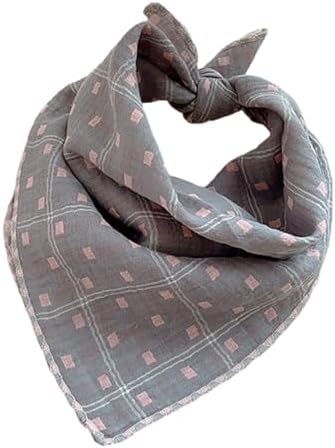 Double Layers Two Tones Dog Cotton Bandana Bibs Scarf DCB04 P&P by Pemilosci