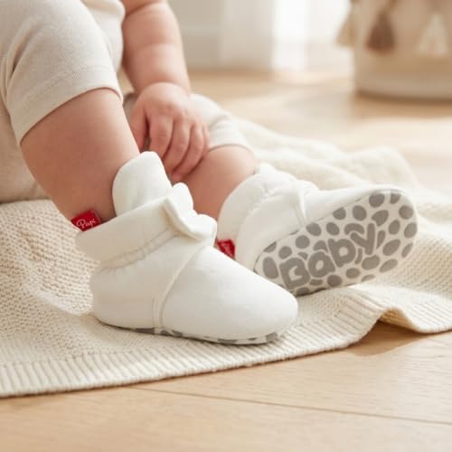Meckior Newborn Infant Baby Girls Boys Warm Fleece Winter Booties First Walkers - Image 2