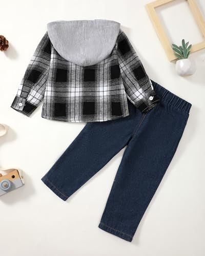 XUANHAO Baby Boy Clothes Toddler Outfits Hoodie Jeans Clothing 12 Months-5T - Image 3