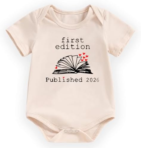 hrcfbk Infant Baby Boys Girls Bodysuit Newborn Short Sleeve Funny Letters Print by Hrcfbk