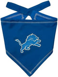 Pets First NFL Detroit Lions TIE Bandana, Small/Medium. Dog Bandana Scarf Bib by PETSFIRST