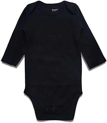 ROMPERINBOX Unisex Baby Onsies Solid Baby Bodysuit Romper Blank by RomperinBox