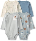 Carter's Baby Boys' 4-pack Long Sleeve Bodysuits by Carters