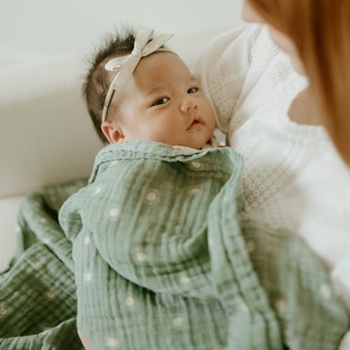 Little Unicorn Muslin Swaddle Blanket - Image 5